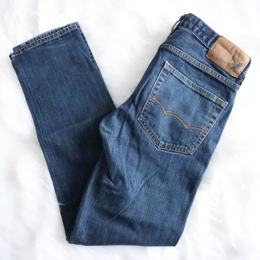 American Eagle Blue Denim Skinny Jeans